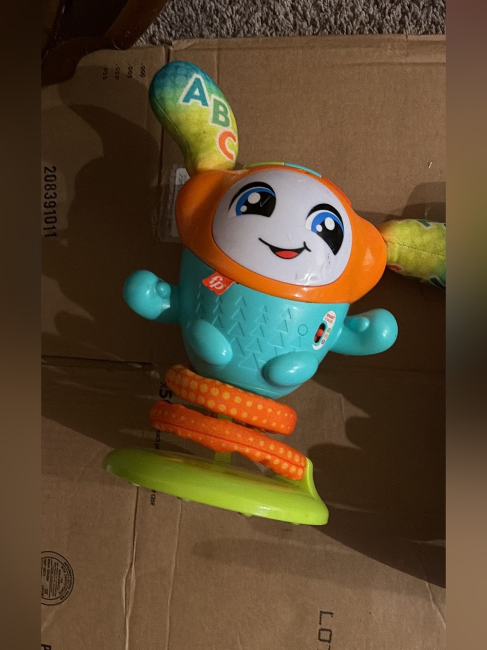 Fisher-Price Turquoise & Orange Interactive Baby Toy